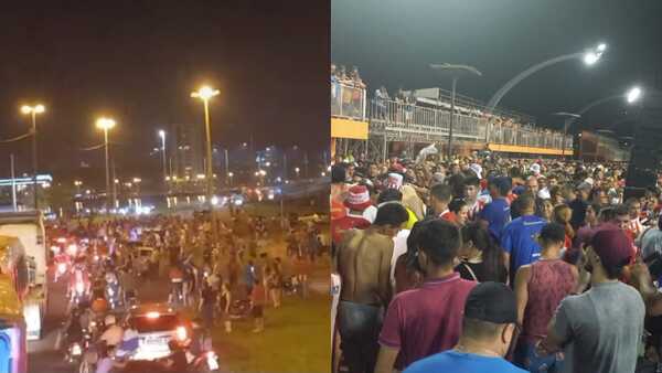 Multitudinario recibimiento a la Selección Encarnacena