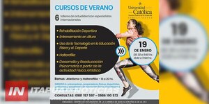  CURSO DE VERANO “MOVETE” ACTIVIDAD FÍSICA, DEPORTES Y BIENESTAR INTEGRAL EN LA UCI  - Itapúa Noticias