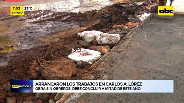 Arrancaron los trabajos en Carlos A. López - ABC Noticias - ABC Color