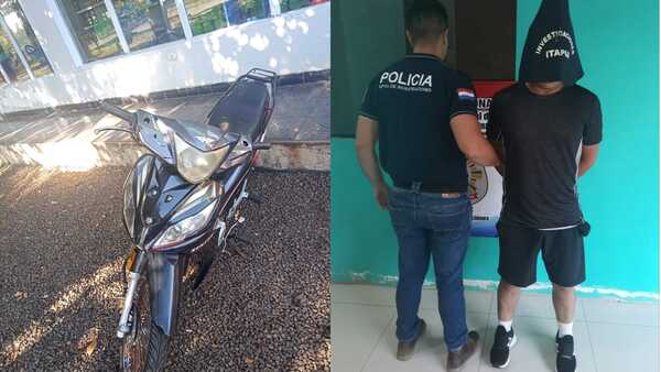 Ofrecía por Facebook moto hurtada y terminó tras las rejas