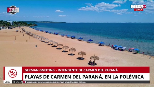 Carmen del Paraná | Solo se paga para ingresar a la zona VIP, aclara intendente sobre la Playa Pirayú - Megacadena — Últimas Noticias de Paraguay