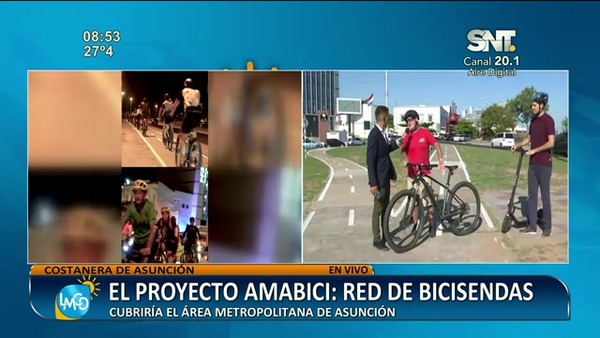 El proyecto AMABICI: Red de bicisendas - SNT