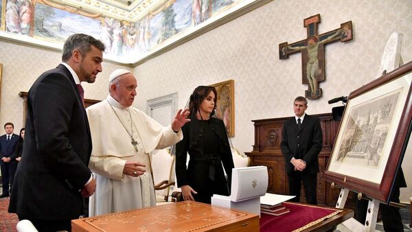 Mario Abdo tendrá audiencia con el papa Francisco este sábado