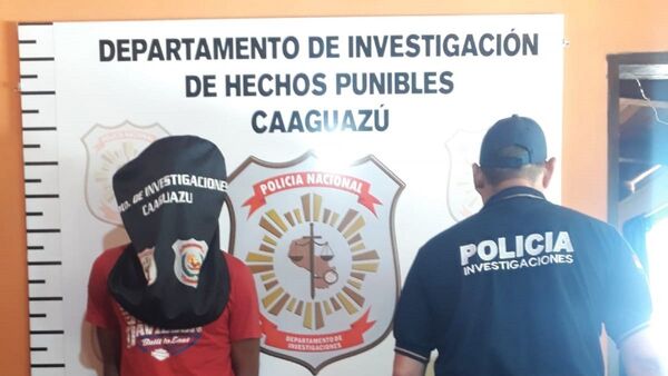 Policía detiene a sospechoso de homicidio en Caaguazú