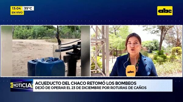 Acueducto del Chaco retomó los bombeos - ABC Noticias - ABC Color