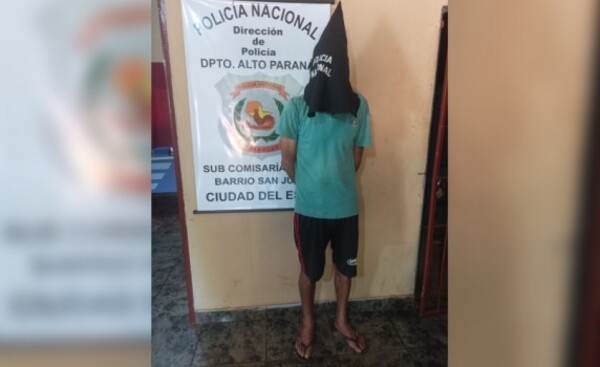 Guardias capturan infraganti a presunto ladrón cerca de la UNE