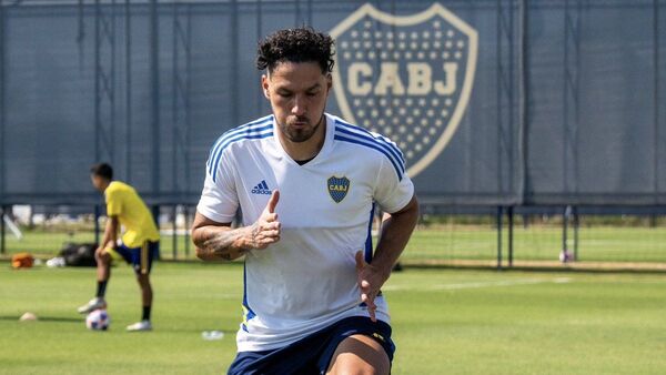 El primer entrenamiento de Bruno Valdez en Boca Juniors