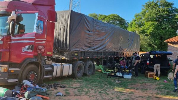 Truck 2023: Incautan 111 kilos de cocaína en Limpio