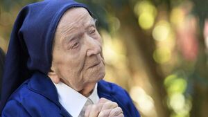 La monja francesa André, "decana de la humanidad", falleció a los 118 años