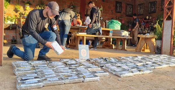 Operación Truc 2023: Senad incauta 111 kilos de cocaina en Luque