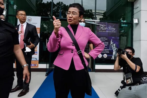 La Nobel de la Paz filipina Maria Ressa, absuelta de evasión fiscal - Mundo - ABC Color