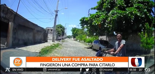 Delincuentes fingieron ser clientes para robar a un delivery - Unicanal