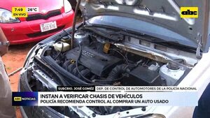 Policía recomienda control al comprar un auto usado - ABC Noticias - ABC Color