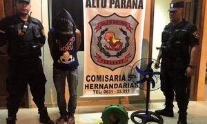 Detienen a sujeto con varios antecedentes y recuperan objetos hurtados