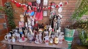 Camionero cayó con cargamento de cocaína y un altar de San La Muerte y Gauchito Gil