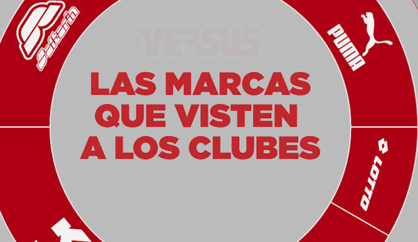 Las 7 marcas que visten a los 12 clubes de Primera División