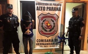 Hernandarias: Detienen a joven con 4 antecedentes por hurto