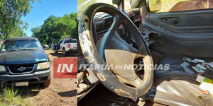 HURTARON CAMIONETA EN HOHENAU Y LA ABANDONARON EN ENCARNACIÓN - Itapúa Noticias