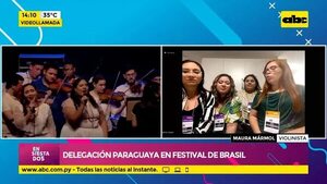 Delegación paraguaya en Festival de Brasil - Ensiestados - ABC Color