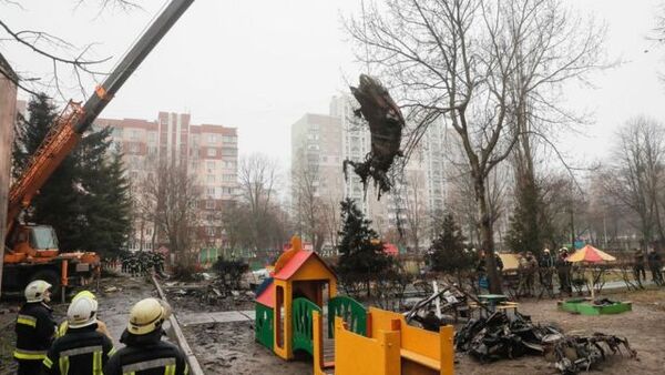 Ucrania: Helicóptero se estrella y hay al menos 18 muertos, entre ellos el ministro de Interior - ADN Digital