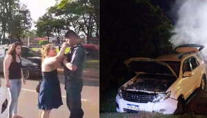 Polémica mujer nuevamente protagonizó accidente - Noticiero Paraguay