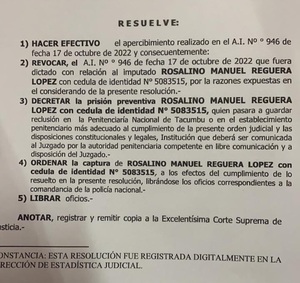 Estafa a EMCRISA: Juzgado ordena prisión a procesado
