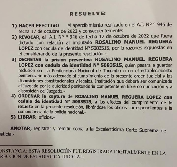 Estafa a EMCRISA: Juzgado ordena prisión a procesado