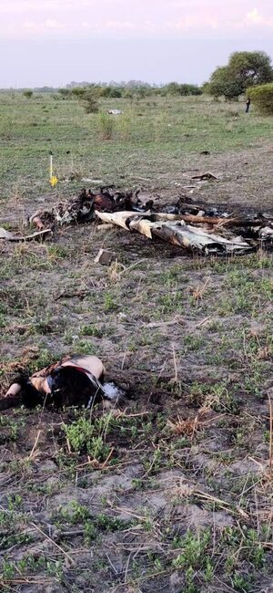 Avioneta robada cae a tierra en Chaco argentino y fallecen sus cinco ocupantes que serían paraguayos - Policiales - ABC Color