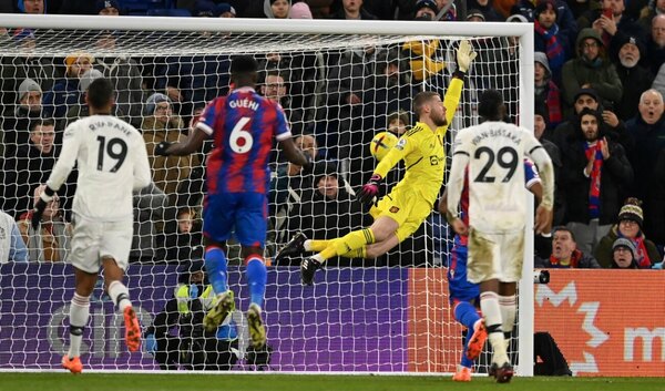 Manchester United se frena ante Crystal Palace y pierde a Casemiro para el duelo ante Arsenal