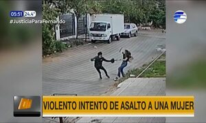 Violento intento de asalto a una mujer en Fernando de la Mora | Telefuturo