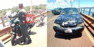 MUJER ATROPELLÓ A UN GENDARME ARGENTINO EN ENCARNACIÓN - Itapúa Noticias