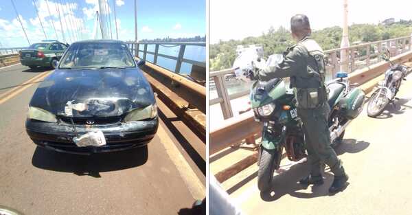 Una mujer embistió contra un Gendarme en el Puente San Roque