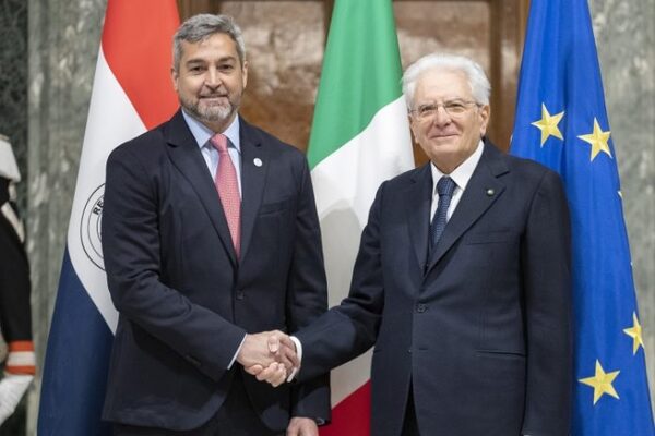 Mario Abdo Benítez afianza relaciones con Italia tras reunirse con Sergio Mattarella - El Trueno