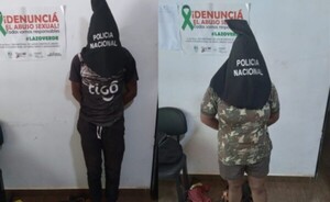 Detienen a mujer y hombre con cables presuntamente hurtados
