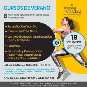 Curso de verano UCI: Actividad, física, deportes y bienestar integral para una vida más plena