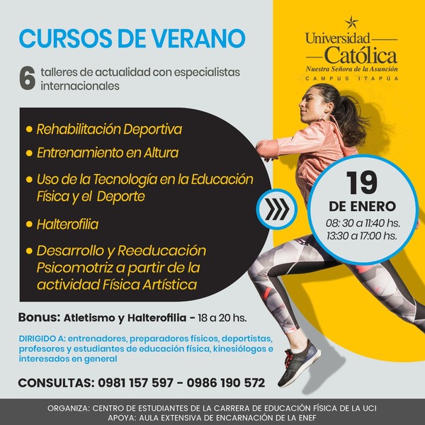 Curso de verano UCI: Actividad, física, deportes y bienestar integral para una vida más plena