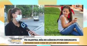 La Nación / Ayuda solidaria para Pía: pequeña de 8 años está en terapia intensiva por chikungunya