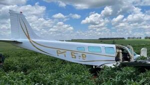 Avioneta con droga made in de Paraguay aterrizó forzosamente en Brasil