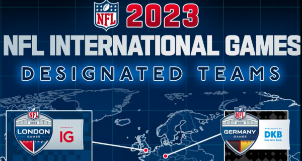 La NFL llevará dos partidos a Alemania y tres a Inglaterra en el 2023