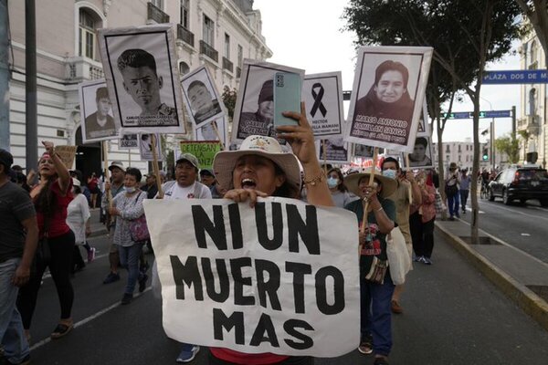 Las protestas en Perú suman dos muertos más y apuntan a Lima