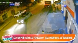 Hombre sufre robo de vehículo en menos de 24 horas de haberlo comprado