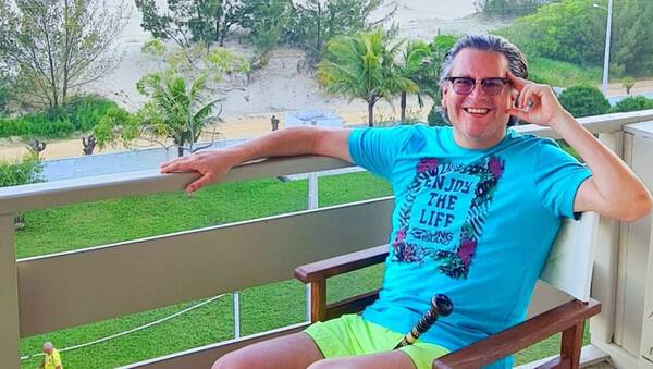 Mili Brítez, con planes de quedarse a vivir en su casa frente al mar