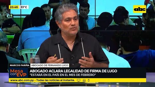¿Es legal la firma de Fernando Lugo? - Mesa de Periodistas - ABC Color