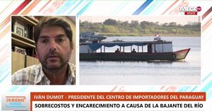 Sobrecostos y encarecimiento a causa de la bajante del río - Megacadena — Últimas Noticias de Paraguay