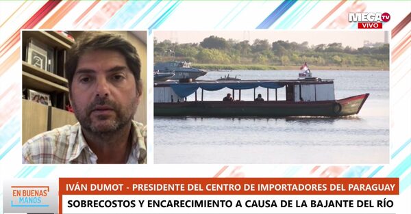 Sobrecostos y encarecimiento a causa de la bajante del río - Megacadena — Últimas Noticias de Paraguay