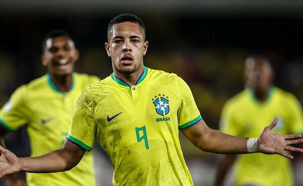 Brasil golea a Perú en el partido inaugural del Sudamericano Sub 20
