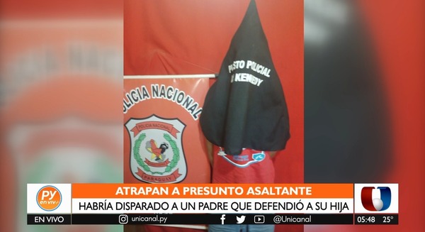 Cae peligroso motochorro que baleó a un padre que defendió a su hija - Unicanal