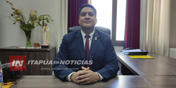 CHRISTIAN RÍOS: “SOY UN HUMILDE SERVIDOR, EL TRABAJO ES LA CONSIGNA PARA ESTA GESTIÓN” - Itapúa Noticias