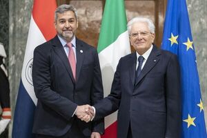 Mario Abdo Benítez afianza relaciones con Italia tras reunirse con Sergio Mattarella