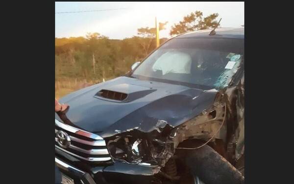 Suboficial ñandereja en terrible accidente rutero